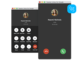 Yeastar incoming calls pop-up feature supported by DSL Telecom in Helderberg